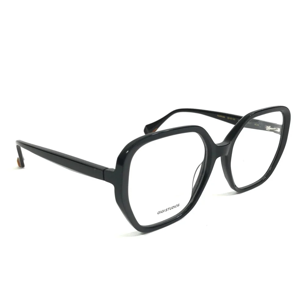 Gigi Studios Eyeglasses Frames ACID 6940/1 Black Butterfly Full Rim 53-19-140